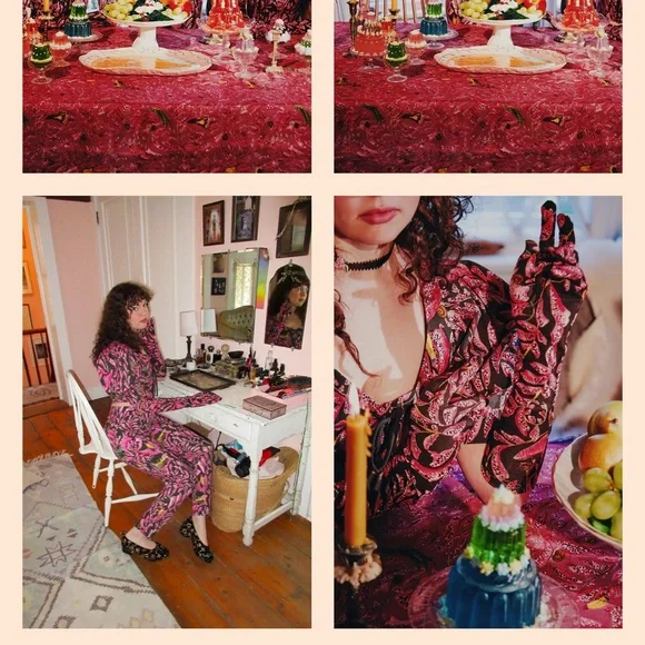 Samantha Pleet Foxglove Set - Corset (4x), Pants (14) & Gloves, excellent cond. - Picture 8 of 9